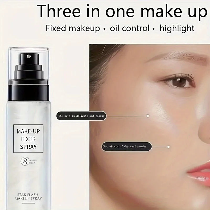 Makeup Fixer Spray Waterproof Sweatproof Long Lasting Oil Control Hydrating Makeup Fixing Setting Spray Cosmetics