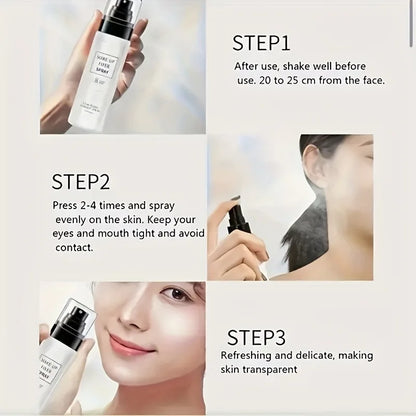 Makeup Fixer Spray Waterproof Sweatproof Long Lasting Oil Control Hydrating Makeup Fixing Setting Spray Cosmetics