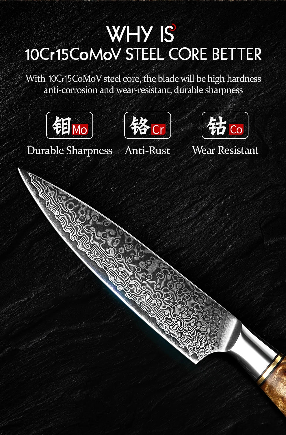 HEZHEN 5 inch Utility Knife Real 67 Layer Damascus Super Steel Super Cook Knife Pretty Peeling Knife Super Sharp Kitchen Knife