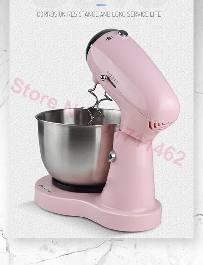 Chef Machine 5 Speed Stand Mixer Kitchen Aid Food Blender Cream Whisk Cake Dough Mixers Food Processor