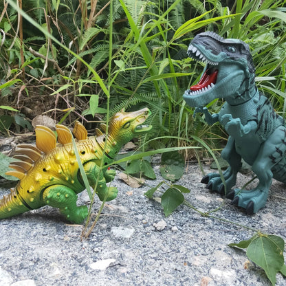 Electric Toy Large Size Walking Spray Lay Eggs Dinosaur Robot With Light Sound Mechanical Dinosaurs Model Toys