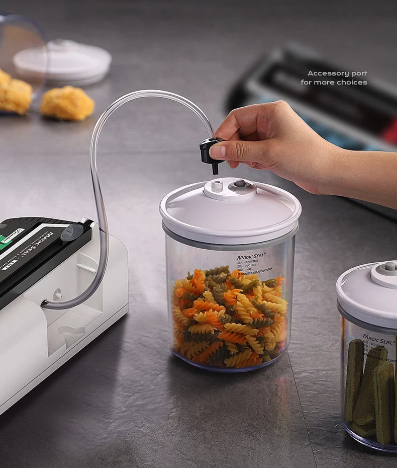 MAGIC SEAL MS400 Food Vacuum Sealer Machine Best Vacuum Sealer Packaging Machine Plastic Bag Sealer Common To All Bags