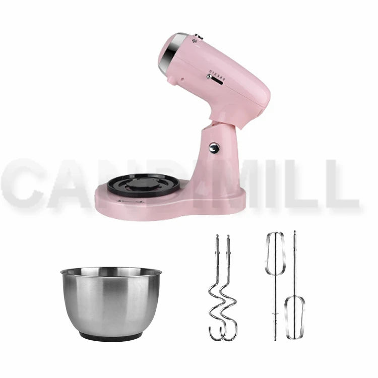 CANDIMILL 350W 3.2L Stand Mixer Household Multifunctional Food Mixer Cream Egg Whisk Cake Dough Kneader Bread Maker