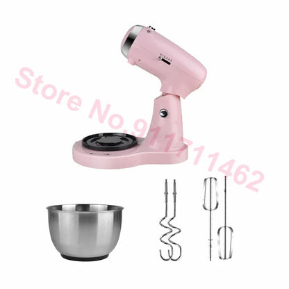 Chef Machine 5 Speed Stand Mixer Kitchen Aid Food Blender Cream Whisk Cake Dough Mixers Food Processor