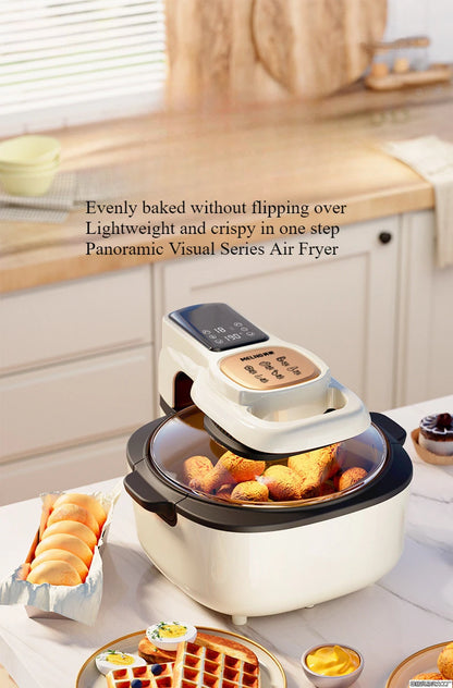 220V Kitchen Technology Air Fryer Home Integrated Fryer  Light Fat Low Oil Frying Multifunction Electric Oven Visual