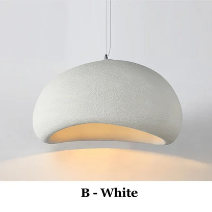 Nordic Wabi Sabi Pendant Lights Modern LED Ceiling Chandelier Lights for Living Room Bedroom Dining Room Home Decor Hanging Lamp