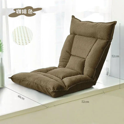 Folding Sofa Angle Adjustable Sofa Bed Sleepable Bedroom Living Room Leisure Chair Recliner Tatami Seating Furniture