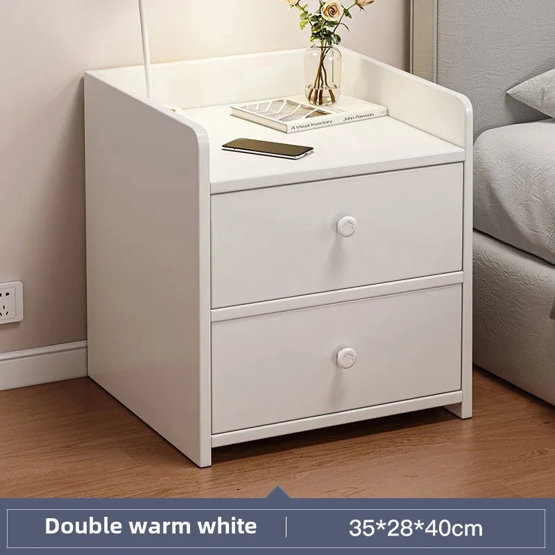 Bedside Table Simple Modern Simple Small Household Storage 협탁Small Cabinet Locker Rack Bedroom Furniture Rental Room Nightstands