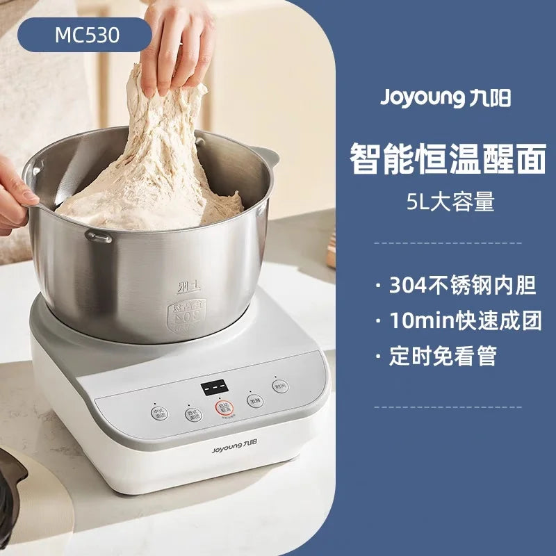 Electric Dough Mixer Intelligent Timing Dough Kneading Machine Food Grade 304 Stainless Steel Food Mixer Automatic Stand Mixer