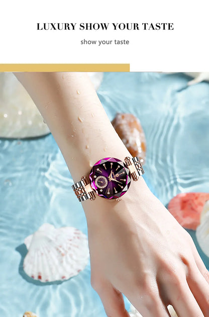 POEDAGAR Luxury Elegant Ladies Wristwatch Waterproof Stainless Steel Watch for Woman Simple Casual Dress Women's Quartz Watches