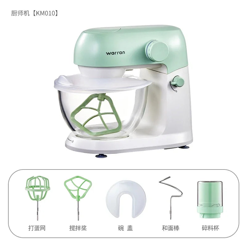 Mute Stand Mixer Household Small Flour-Mixing Machine Dough Mixer Automatic Cream Stirring Fresh Milk Machine