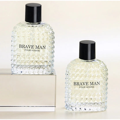 Brave Man For Perfume Charming Cologne Long-lasting Fragrance Tender Woody Scent Leather Notes Oriental Note Eau De Parfum 100ml