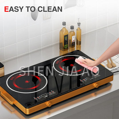 T04 High-power Electric Ceramic Stove Induction Cooker Hotpot Plate Noodle Cooking Furnace Tea Brewing Water Boiler Heater 220V