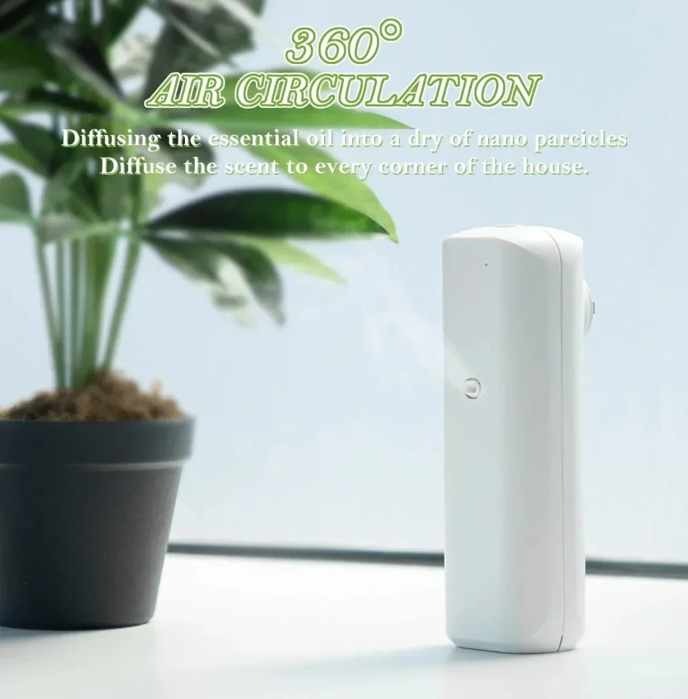 NAMSTE Plug in Wall Fragrance Diffuser Waterless Smart Flavoring Diffuser Essential Oils Home Room Fragrance Scent Air Machine