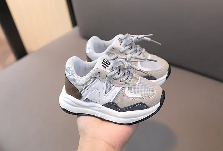 Boys and Girls Fashion Casual Sneakers Kid's Trend Chic Running Shoes Basketball Shoes Children Flat Baby Toddler Outdoor Shoes