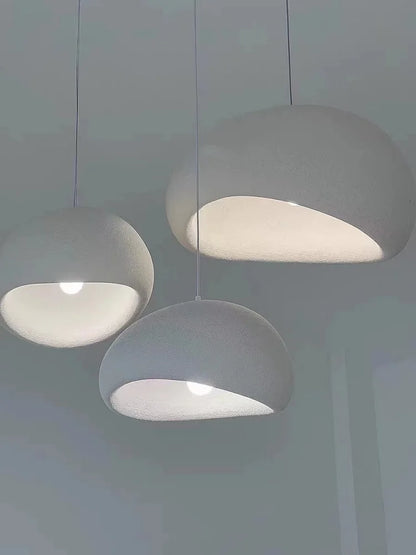 Nordic Wabi Sabi Pendant Lights Modern LED Ceiling Chandelier Lights for Living Room Bedroom Dining Room Home Decor Hanging Lamp