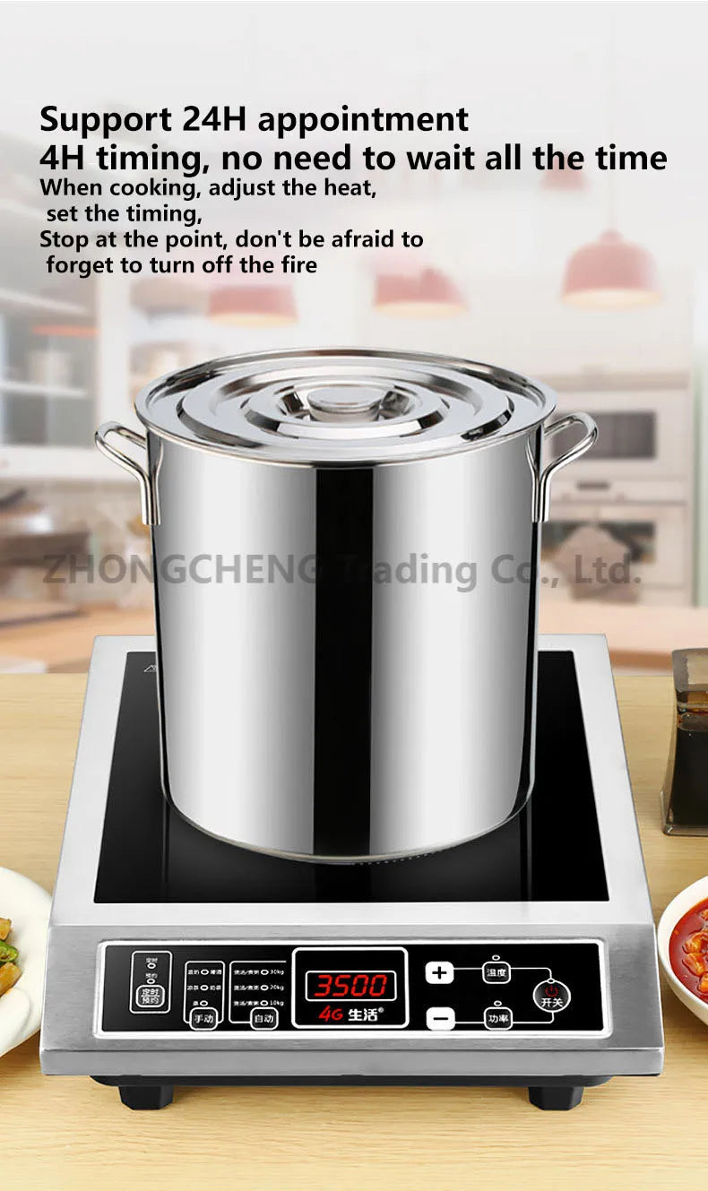 Induction Cooker 3500W High-power Stir-frying Button commercial electric cooker canteen induction cooker  stoves