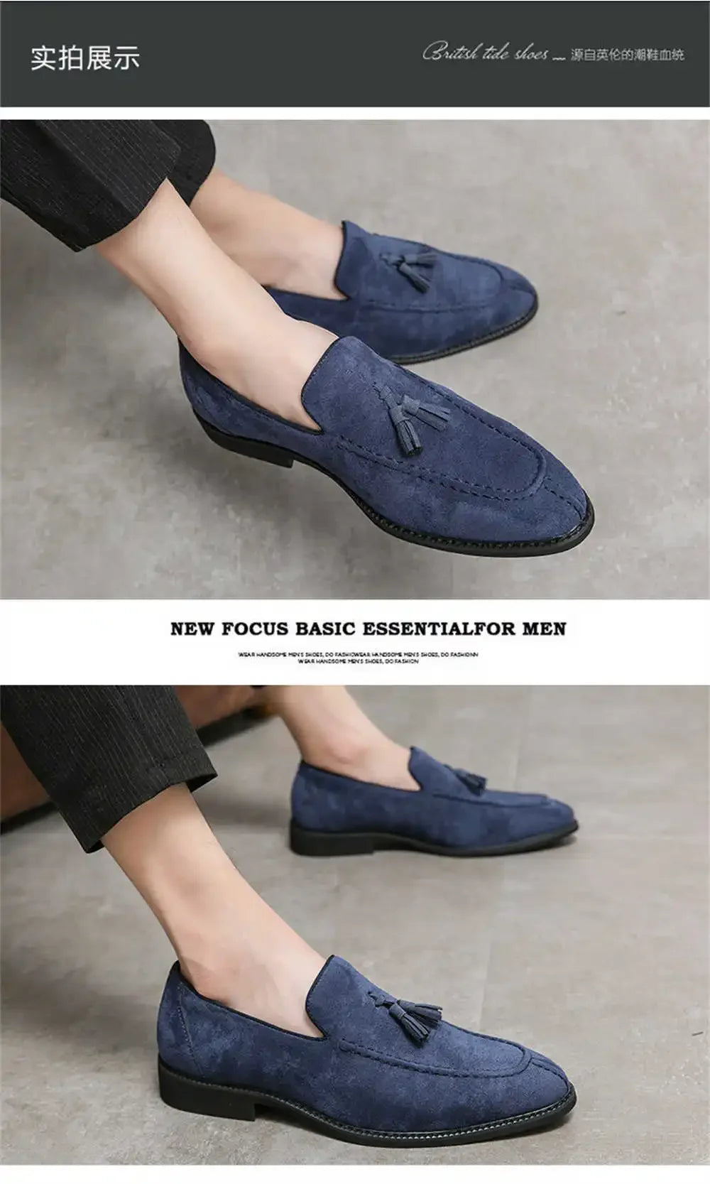 Slip-on Plus Size Loafers Shoes For Men Dress Boot Boot Elegant Casual Shoes Sneakers Sports Loafter Collection