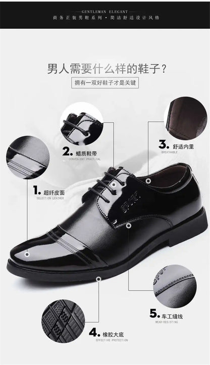 gents patent leather mans Party shoes Slip dress original brand shoes sneakers sports original besket health sepatu