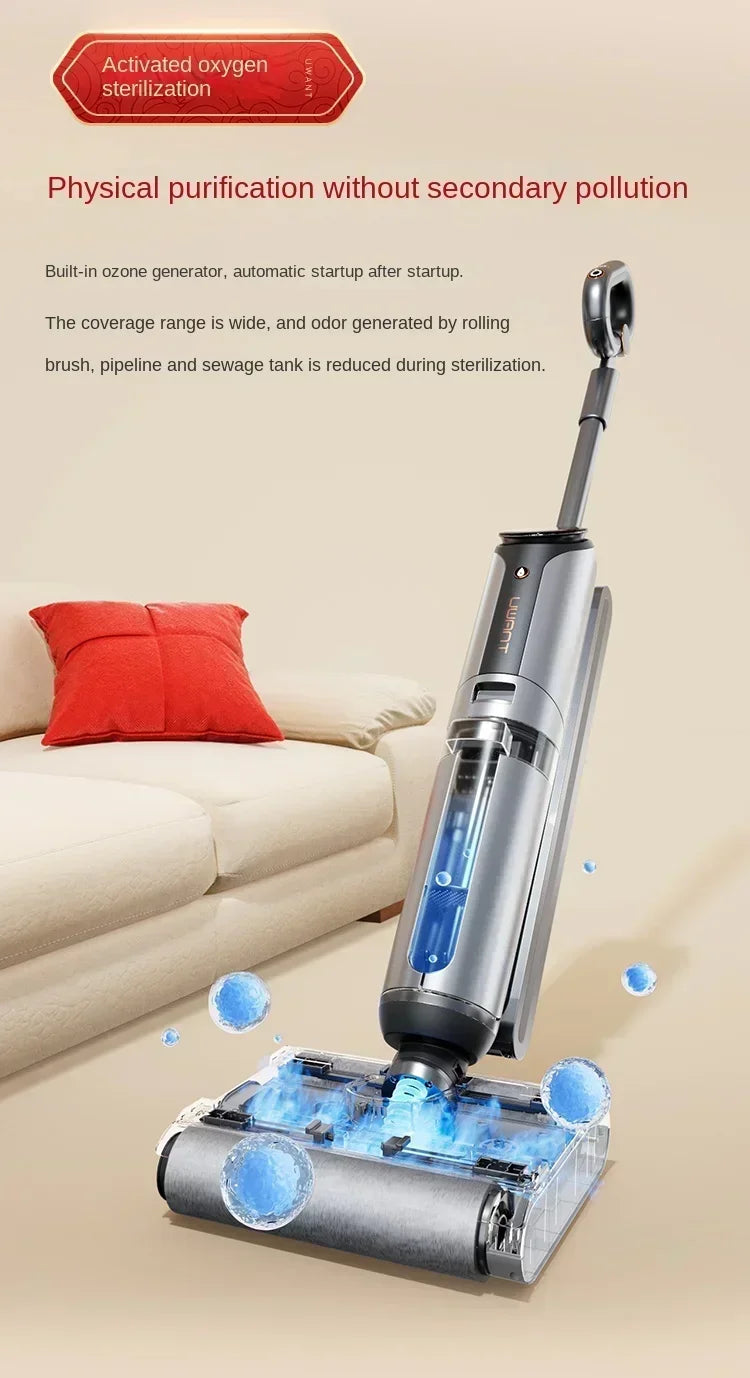 UWANT X200 Double Roller Brush Hot Water Floor Washer Welt Washing Drag Suction Drying Household Appliances  Electric Mop