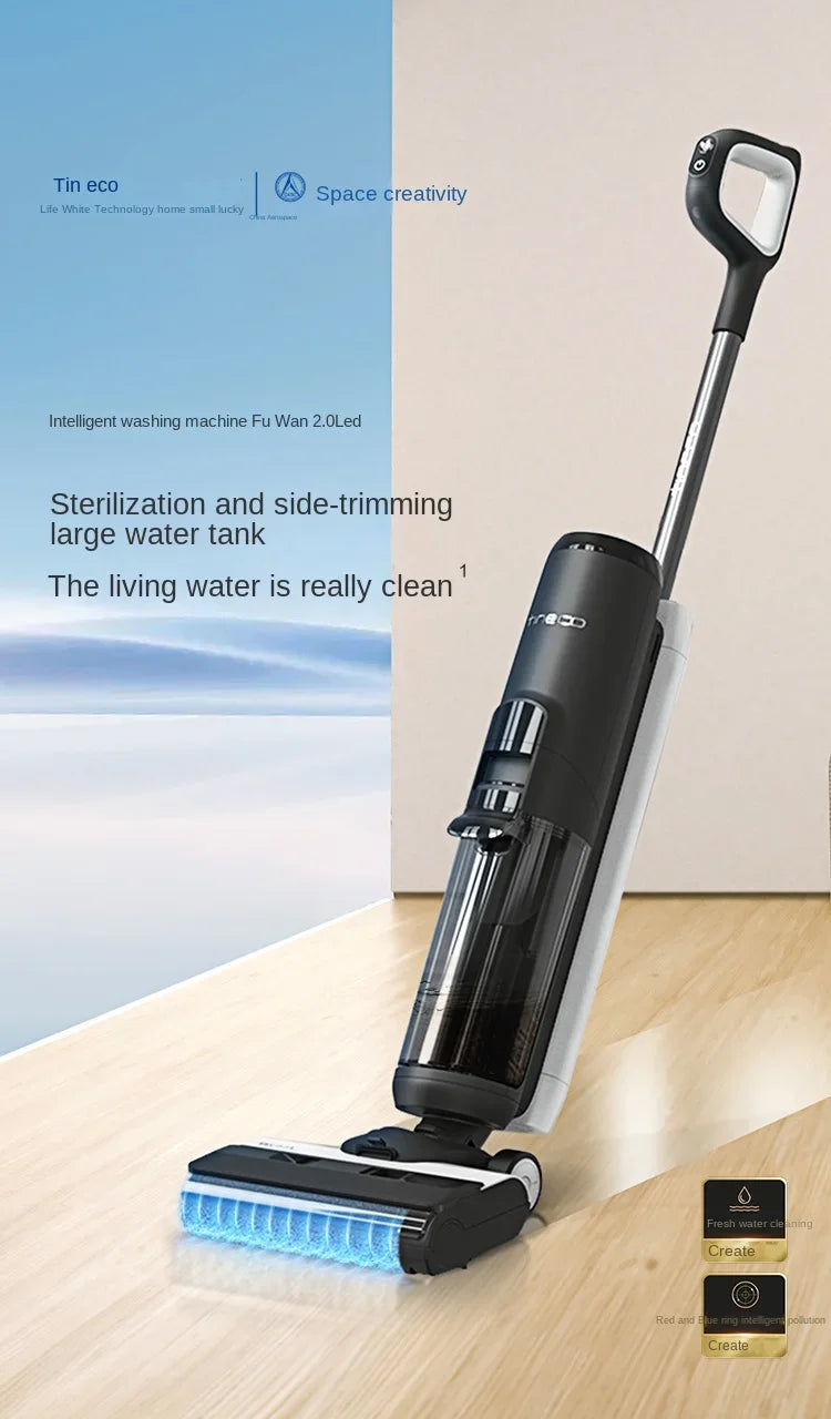 Tineco Fuwan 2.0LED Floor washer Household appliances Antibacterial edge suction mop All-in-one cleaner automatic mop