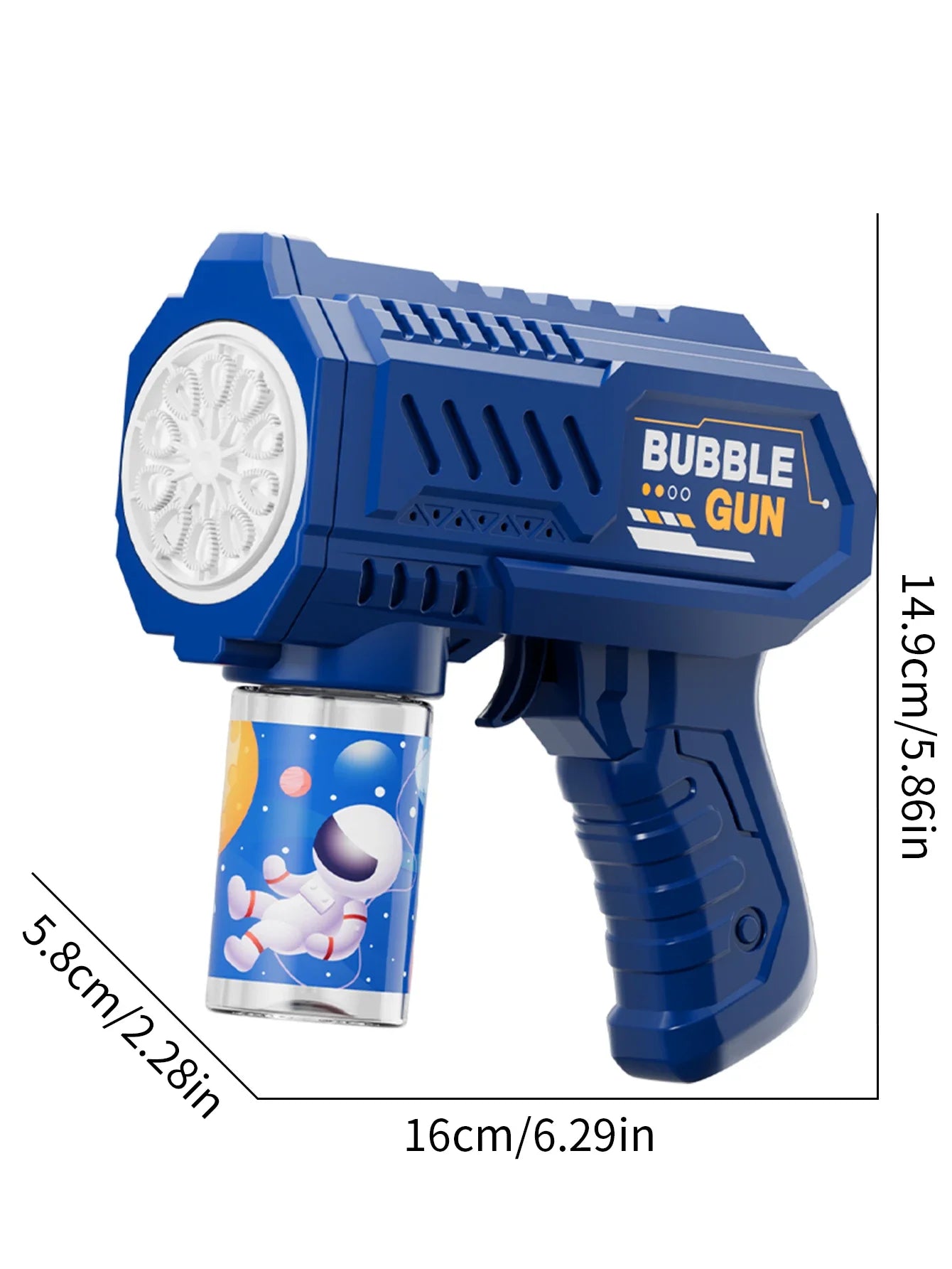 Fully Automatic Bubble Gun Rocket Bubbles Machine Automatic Blower with Bubble Liquid Toy for Kids Beach Outdoor Bubble Gifts