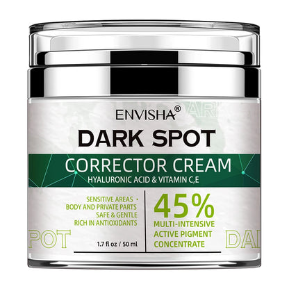 ENVISHA Face Skin Care Whitening Freckle Cream Remove Melasma Dark Spots Melanin Anti-Aging Lightening Shrink Pores Moisturizing