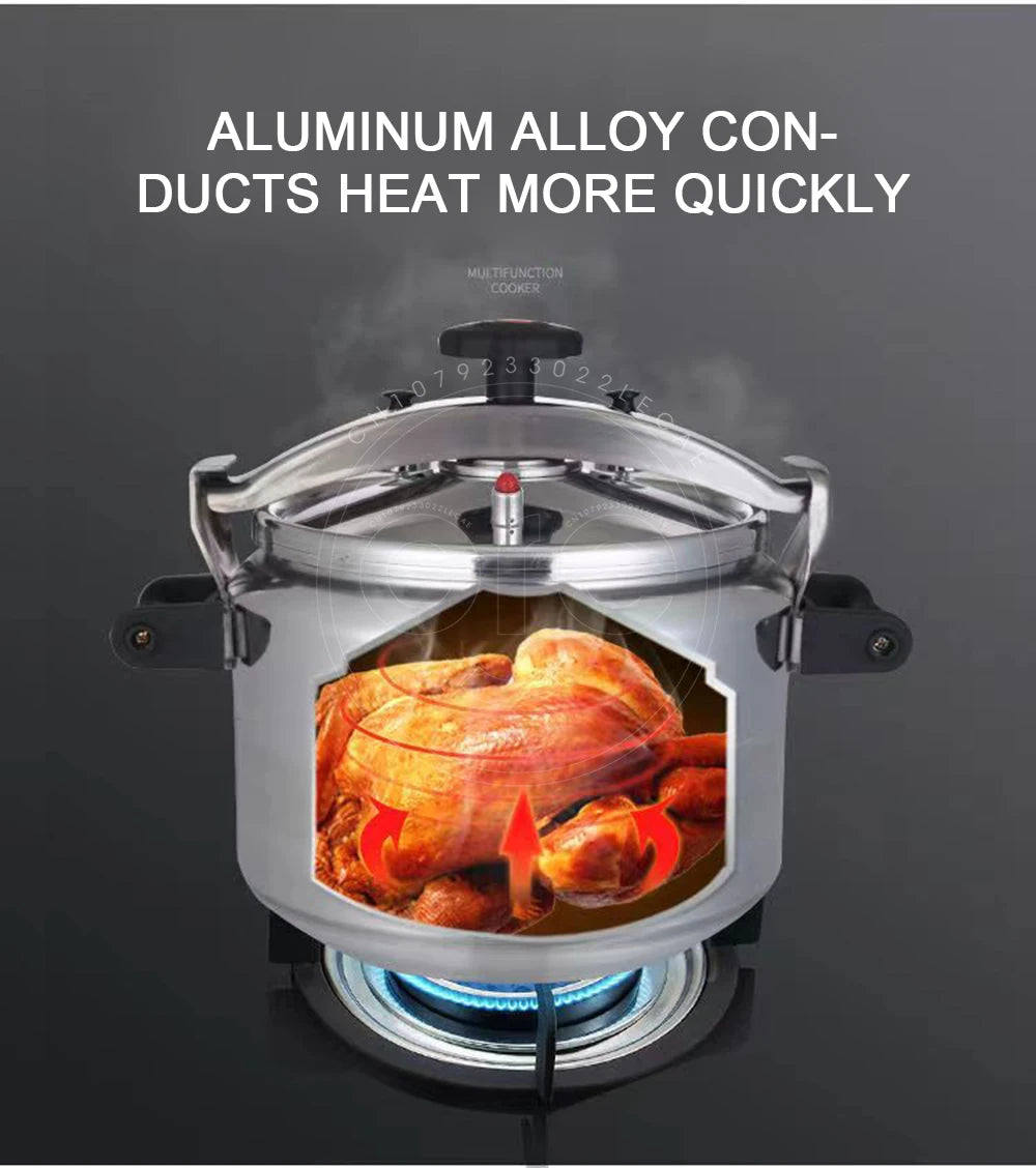 9-60L Pressure Cooker Commercial Large Capacity Gas Cooker Stew Pot Kitchen Cookware Safety Arroceras Autoclave  압력밥솥 قدر ضغط