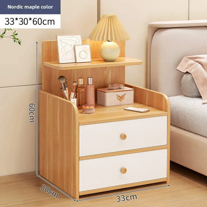 Bedside Table Simple Modern Simple Small Household Storage 협탁Small Cabinet Locker Rack Bedroom Furniture Rental Room Nightstands