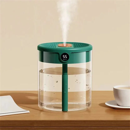 2L Humidifier Household Small Large Capacity Mute Bedroom Usb Office Desktop Portable Student Two Port Spray Water Supplement