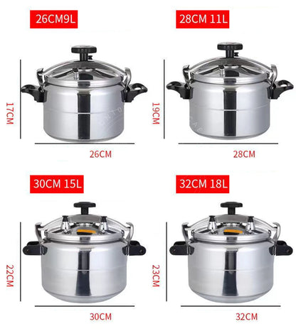 9-60L Pressure Cooker Commercial Large Capacity Gas Cooker Stew Pot Kitchen Cookware Safety Arroceras Autoclave  압력밥솥 قدر ضغط