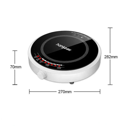 220V 2200W round induction cooker household small multi-functional hot pot dormitory mini cooking Pot Stove