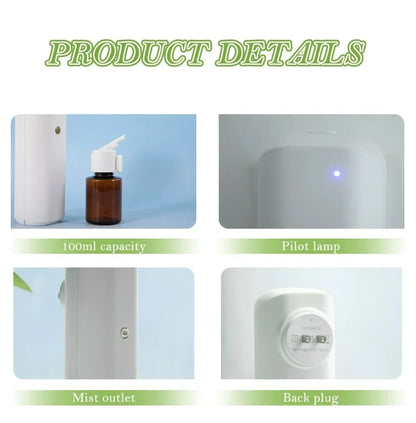 NAMSTE Plug in Wall Fragrance Diffuser Waterless Smart Flavoring Diffuser Essential Oils Home Room Fragrance Scent Air Machine