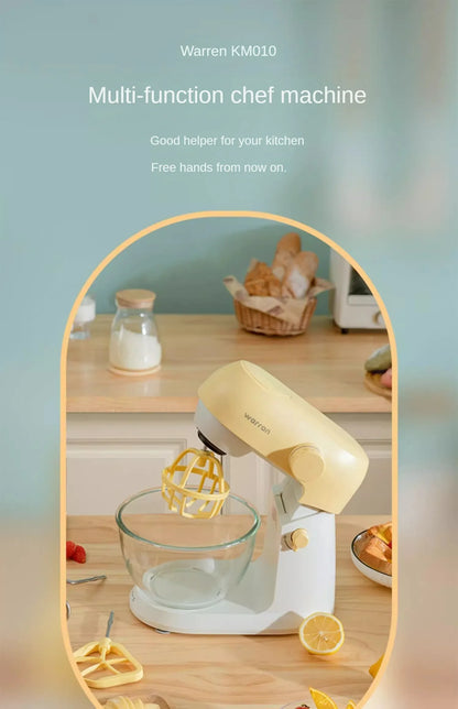 Mute Stand Mixer Household Small Flour-Mixing Machine Dough Mixer Automatic Cream Stirring Fresh Milk Machine