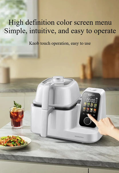 220V Kitchen Robot Cooker Automatic Stir Fry Machine Multi Functional Cooking Robot Kitchen Equipment Robots De Cuisine