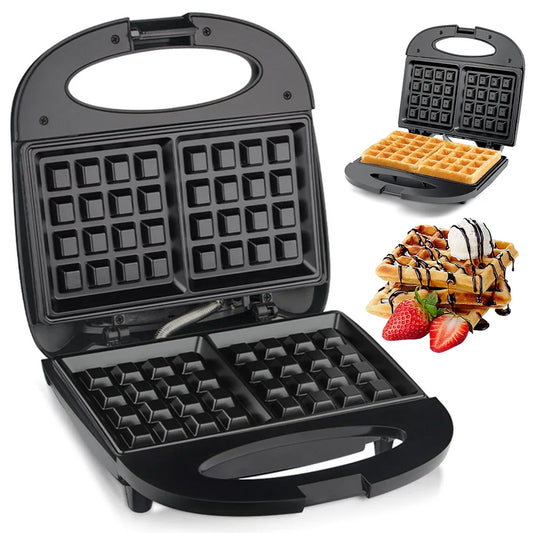 Waffle Maker Belgian Waffle Maker Portable Chaffle Maker Non Stick Mini Waffle Maker Machine Anti-scalding for Breakfast