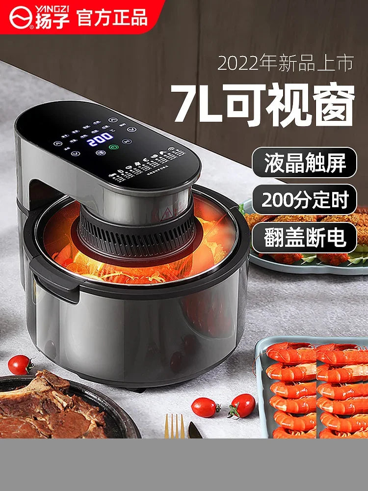 Non stick deep fryer Automatic air fryers Home appliances Smart air fryer oven Low fat oil free airfryer French fries machine