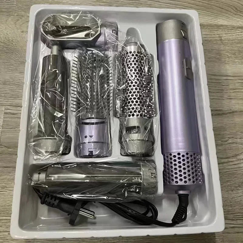 Automatic Curling Iron Five-in-One Hair Styling Comb Home Use Difficult To Blow Dryer Hairdressing Multifunctional Comb