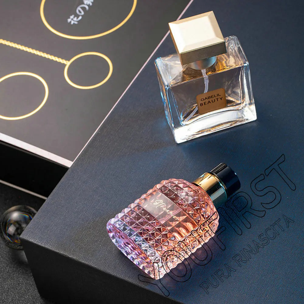 Gift Box Four Piece Set Women Perfume Spray 105ml Floral Scent Lasting Fragrance Pheromone Eau De Parfum Men Cologne Balminess