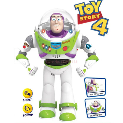 Toy Story Buzz Lightyear Model Toys Pixar Electric Walking Robot Doll Action Figure Toy Birthday Gift Toys Model For Children