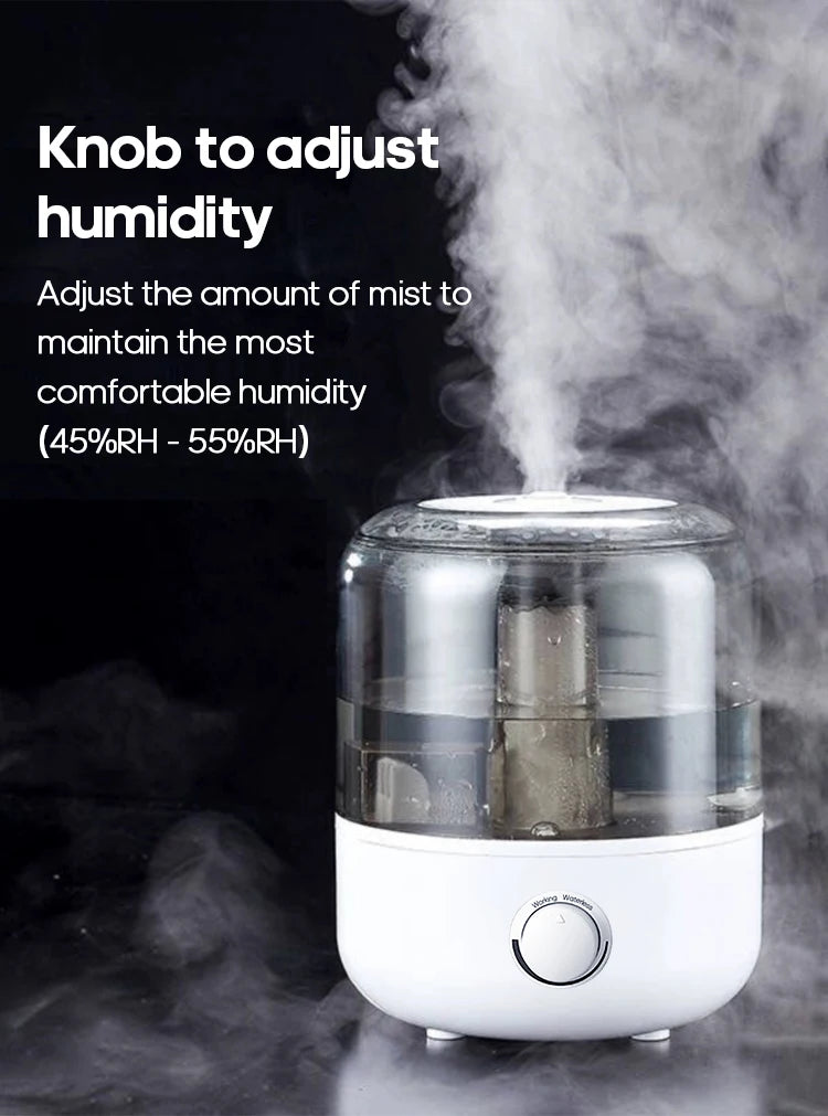 KINSCOTER 3L Air Humidifier Professional Large Capacity Home Humidifier Plant Mist Aroma Diffuser with Remote Control Timer