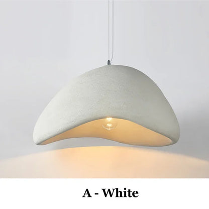 Nordic Wabi Sabi Pendant Lights Modern LED Ceiling Chandelier Lights for Living Room Bedroom Dining Room Home Decor Hanging Lamp