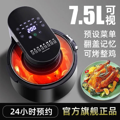 Non stick deep fryer Automatic air fryers Home appliances Smart air fryer oven Low fat oil free airfryer French fries machine