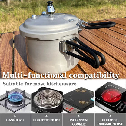 Portable Folding Handle Pressure Cooker 2.2L/3.2L/4.5L Suitable For Outdoor Camping Hiking Climbing High Altitude Fast Cooking