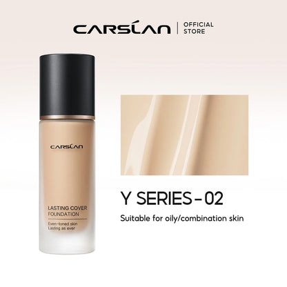 CARSLAN Long-lasting Moisture Matte Liquid Face Foundation Full Coverage Concealer Whitening Oil Control Face Base Makeup