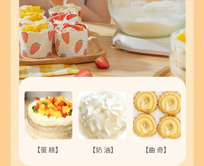 Mute Stand Mixer Household Small Flour-Mixing Machine Dough Mixer Automatic Cream Stirring Fresh Milk Machine