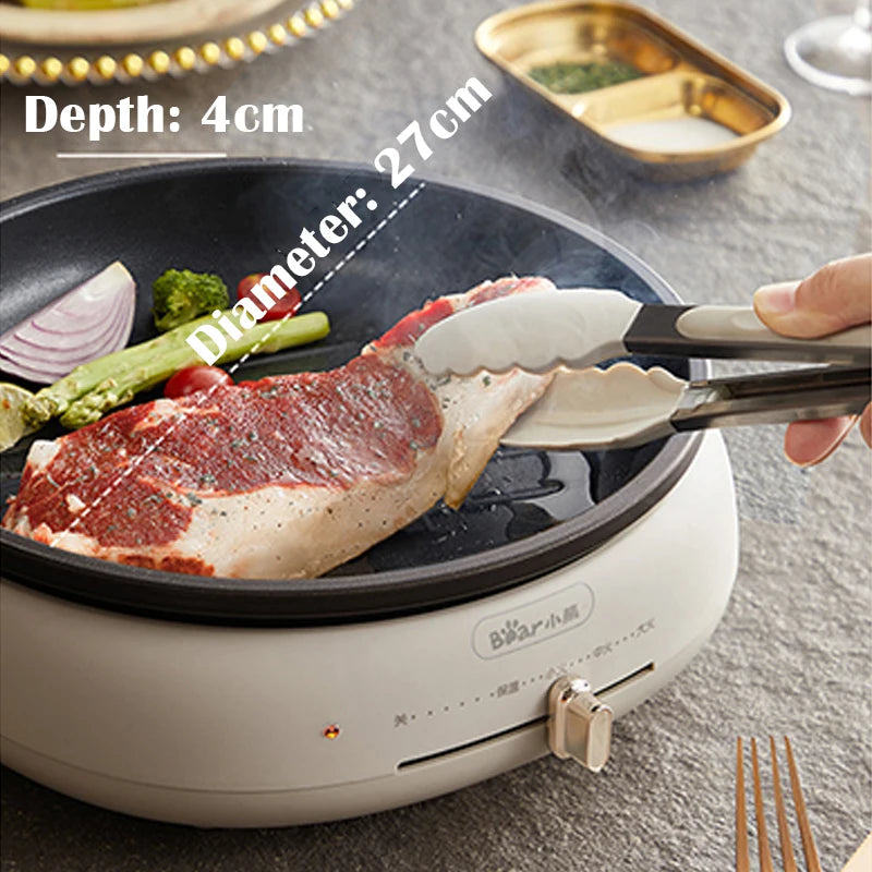 Electric chaffy dish electric steamer multi-purpose pot electric cooker multi-purpose pot split household