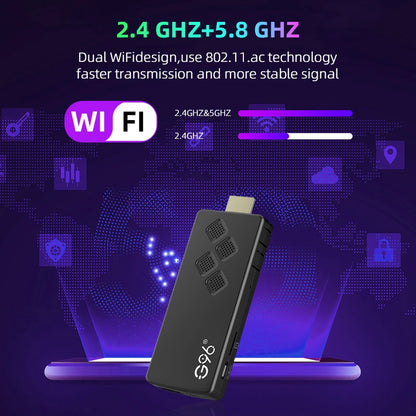 Global Version Android 13.0 8k smart TV Stick IATV Voice Control Dual 2.5G5G Wifi Multi Language 2GB RAM 16GB ROM Portable Stick