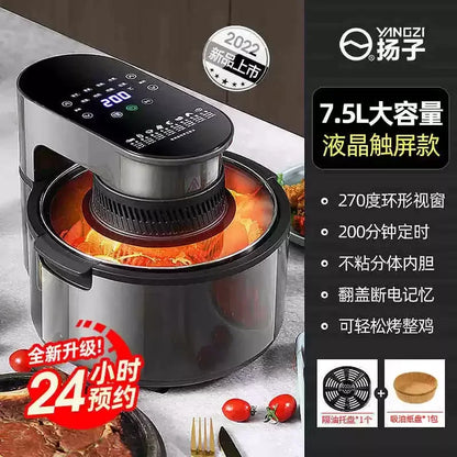 Non stick deep fryer Automatic air fryers Home appliances Smart air fryer oven Low fat oil free airfryer French fries machine