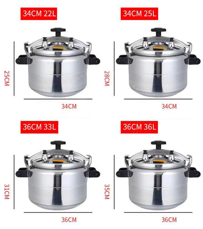 9-60L Pressure Cooker Commercial Large Capacity Gas Cooker Stew Pot Kitchen Cookware Safety Arroceras Autoclave  압력밥솥 قدر ضغط